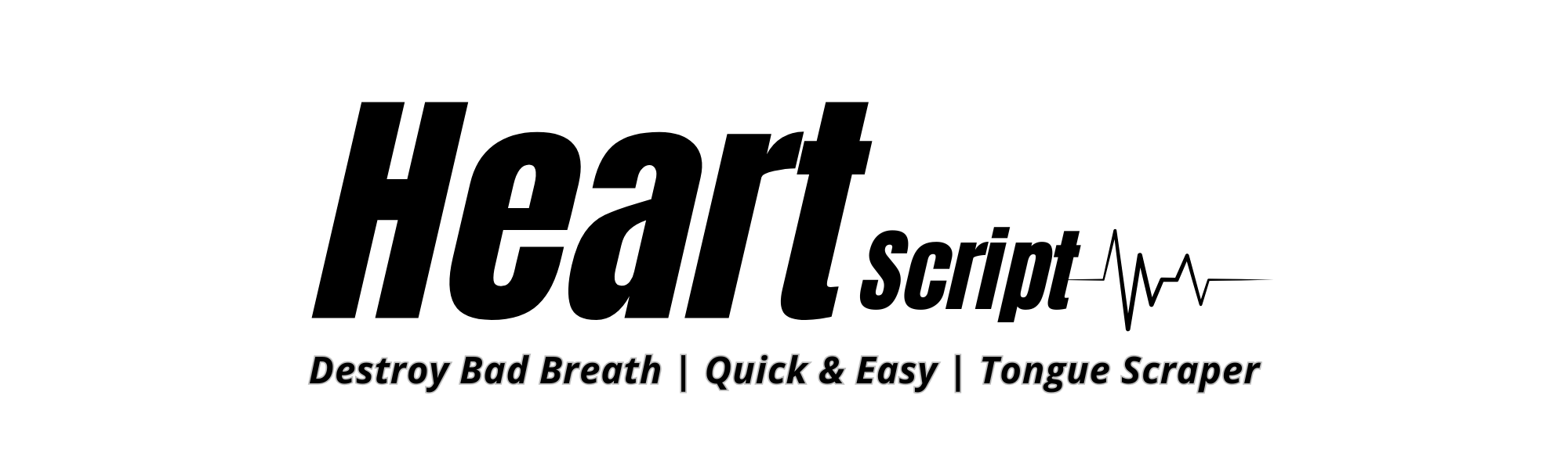 HeartScript Tongue Scraper