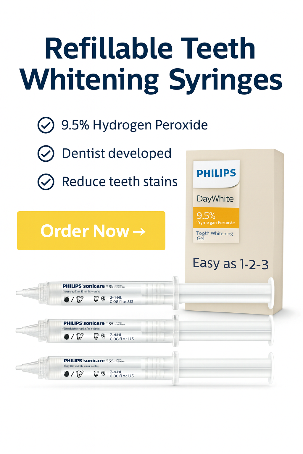 Phillips Whitening Syringe Refill