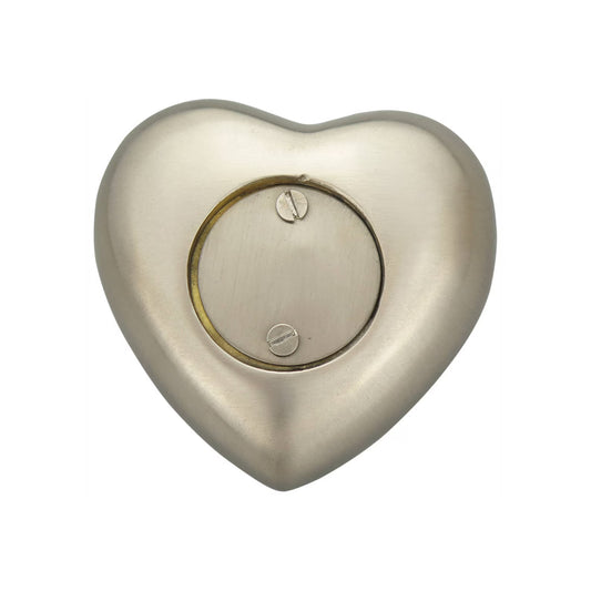Personalised Pet Paw Silver Heart Urn Keepsake for Cat Dog Ashes Cremation