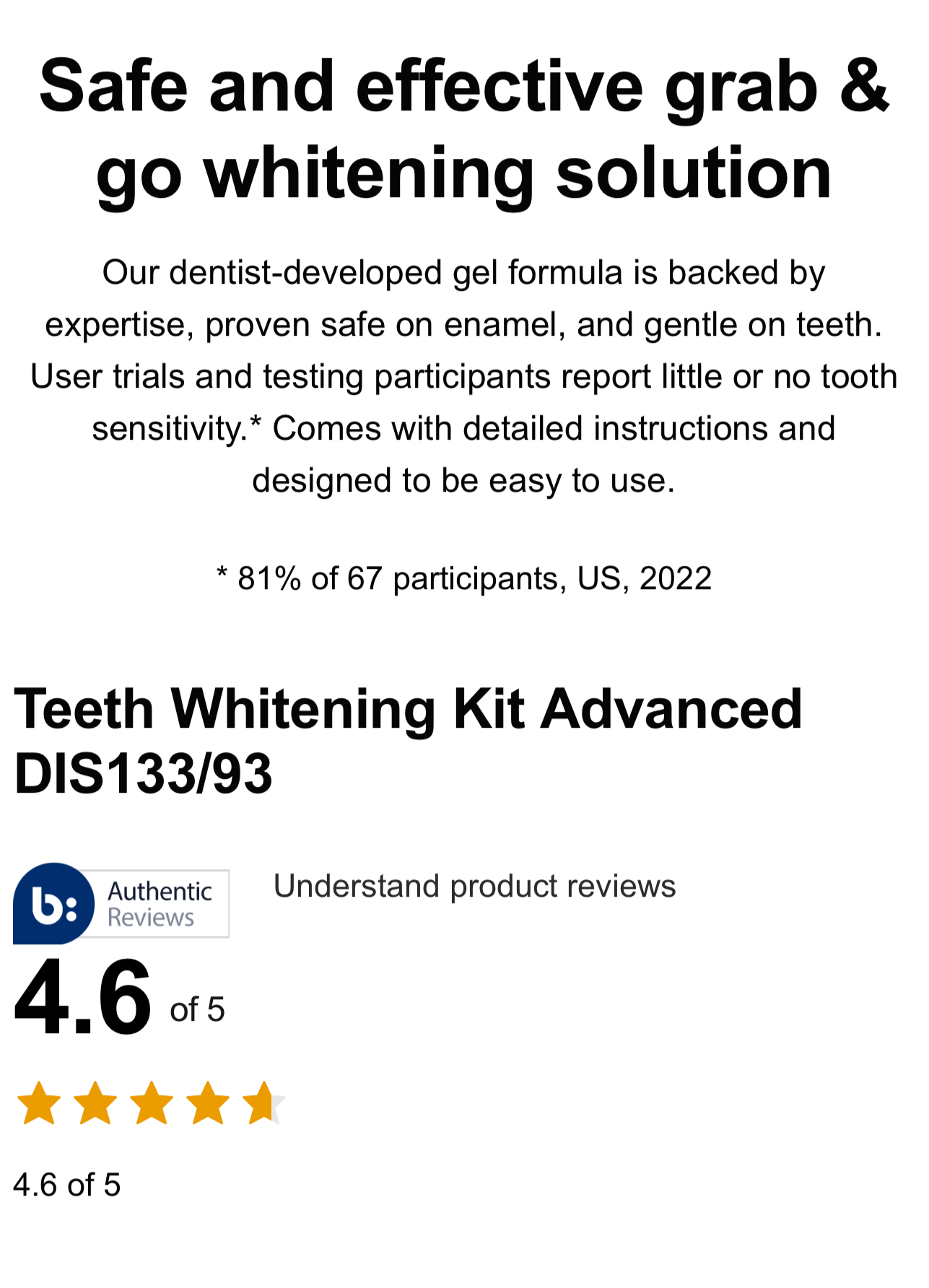 Phillips Teeth Whitening System
