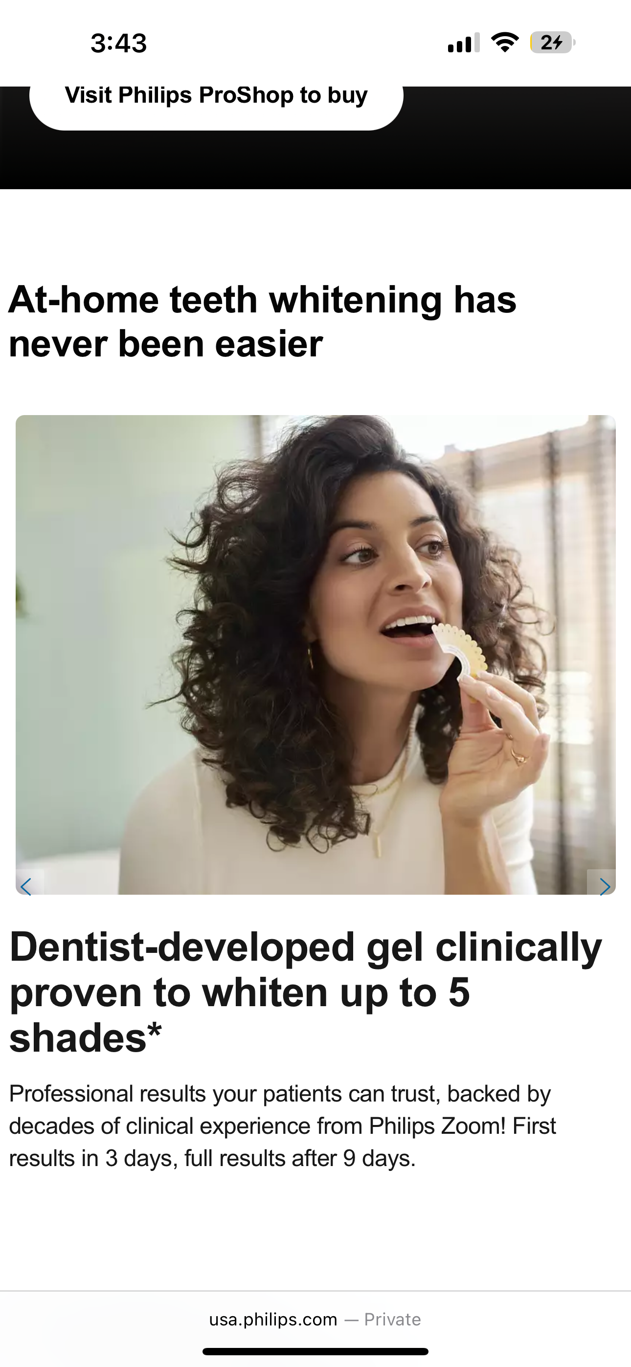 Phillips Teeth Whitening System
