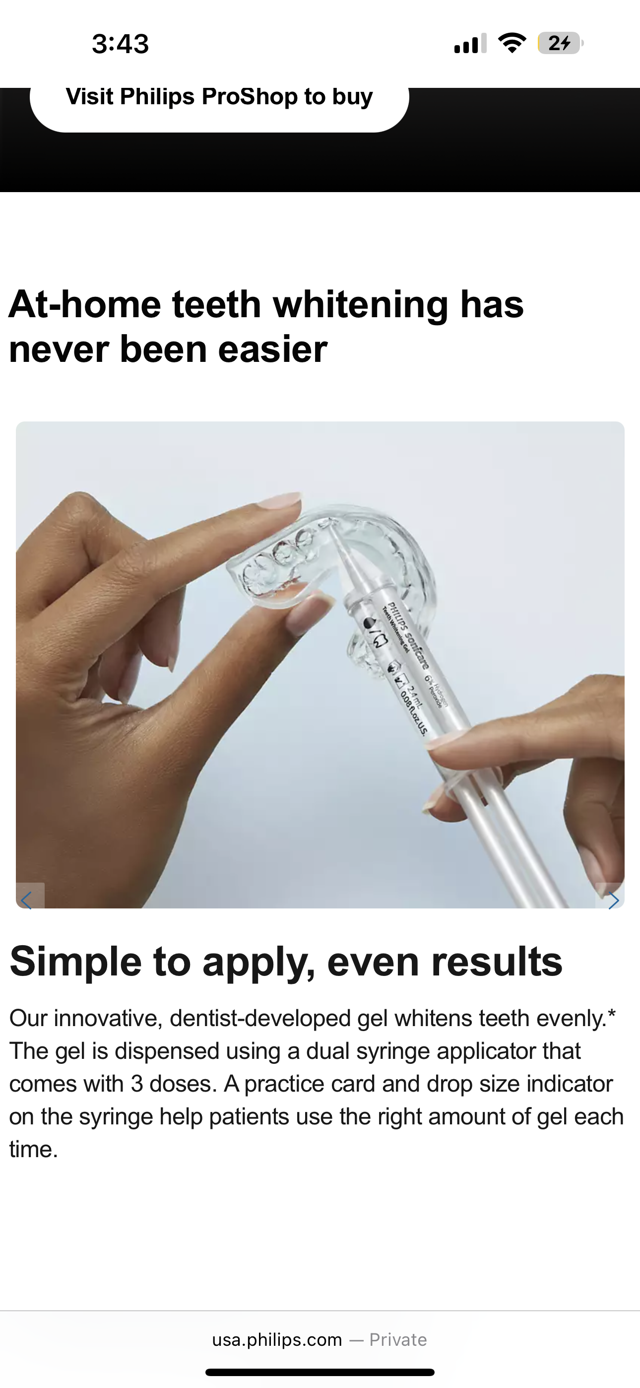 Phillips Teeth Whitening System
