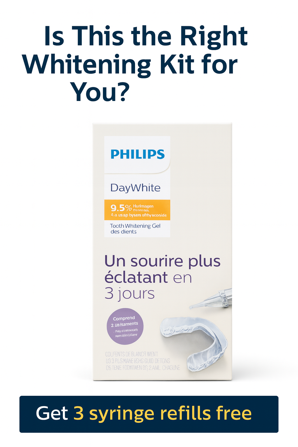 Phillips Whitening Syringe Refill